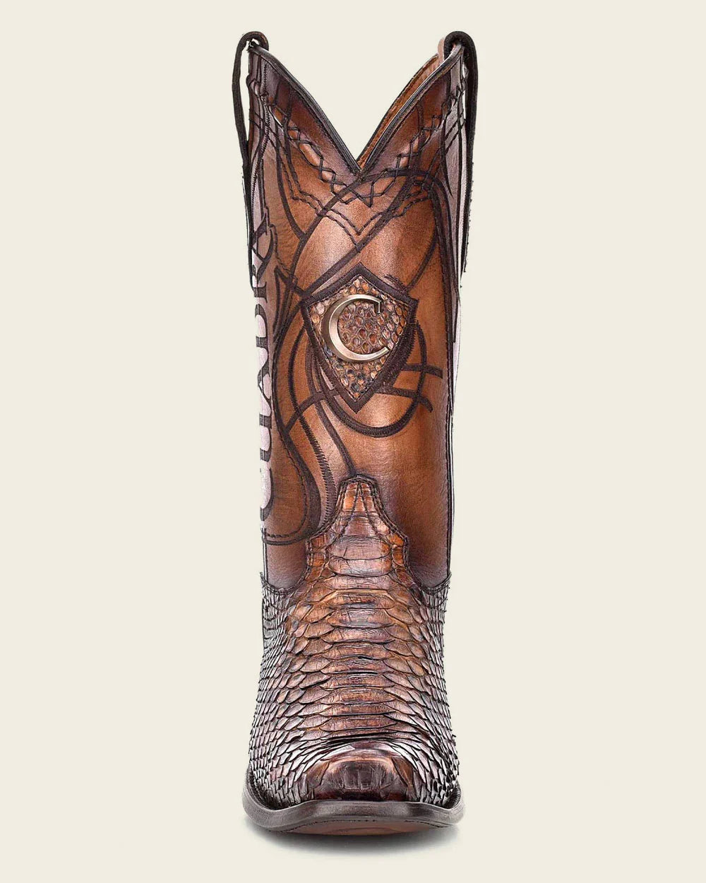 Cuadra Python Honey Exotic Boot