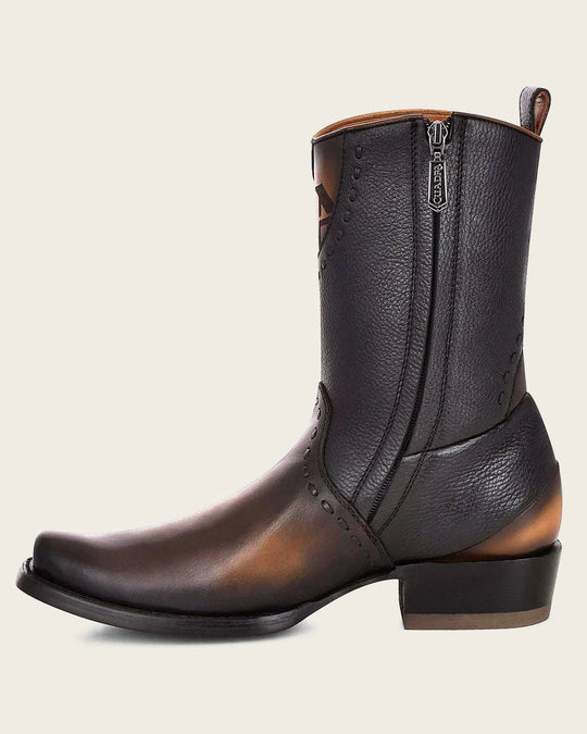 Cuadra Urban engraved brown boot