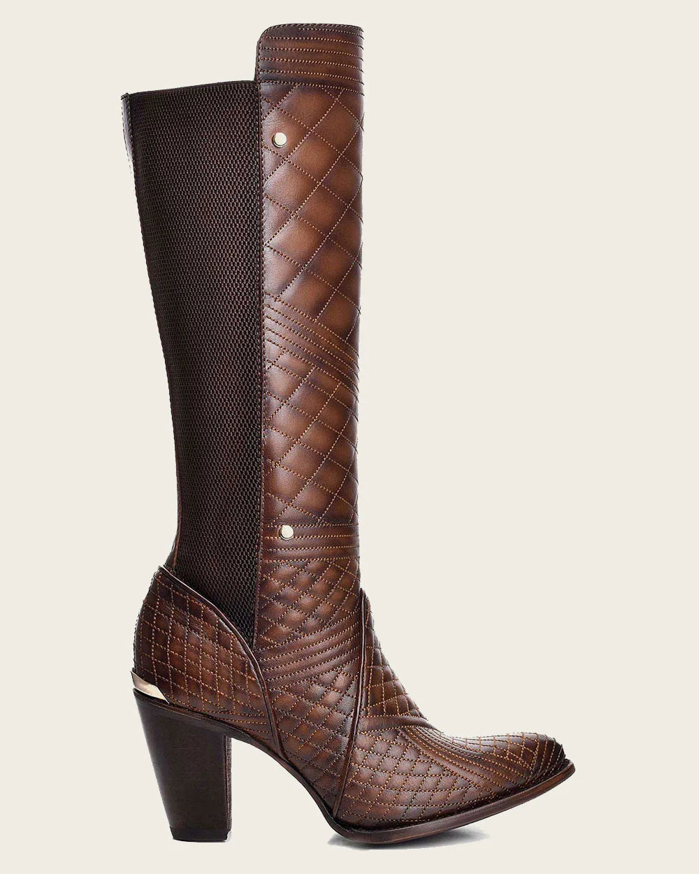 Tall brown boot