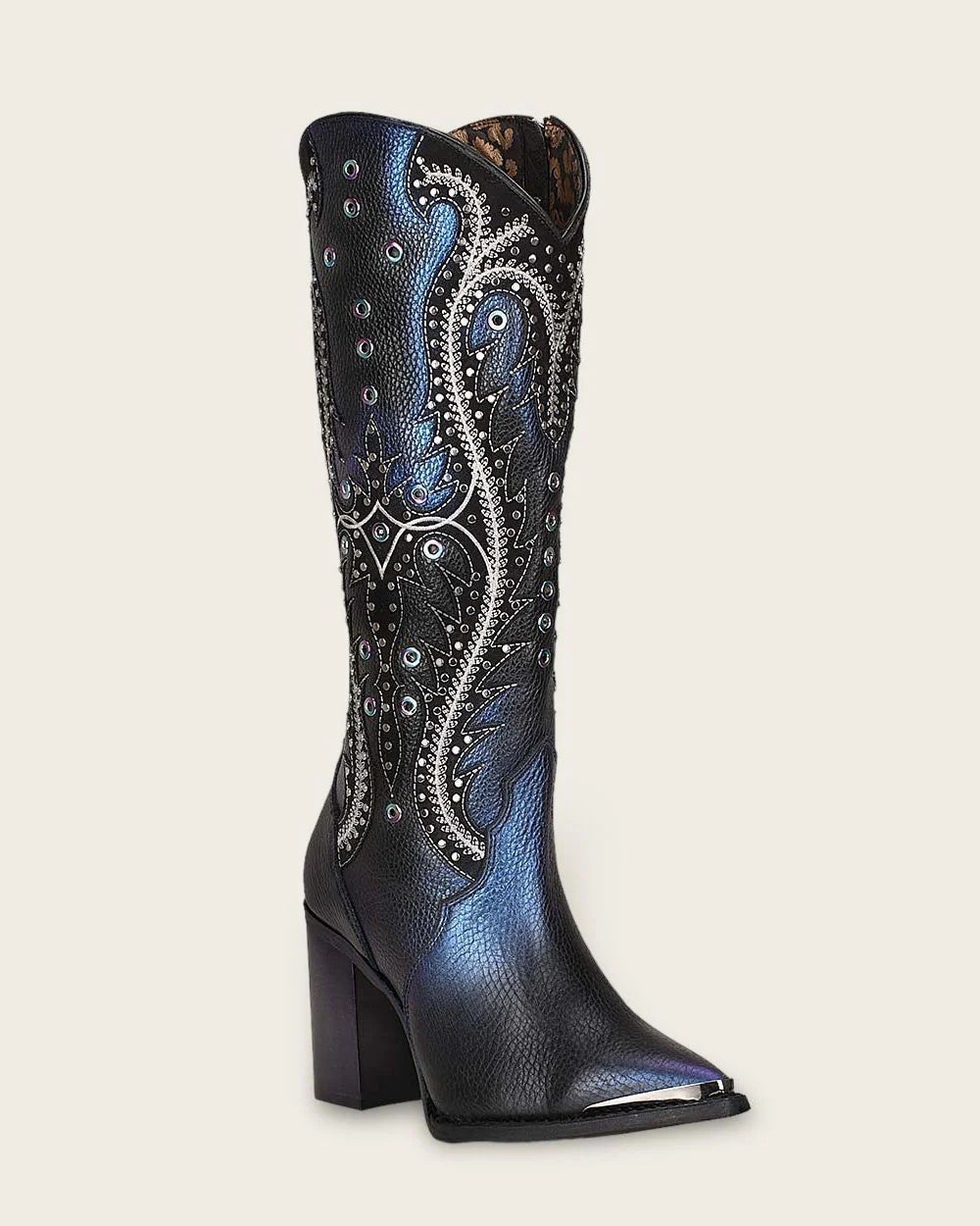 Cuadra Tall western style blued boot