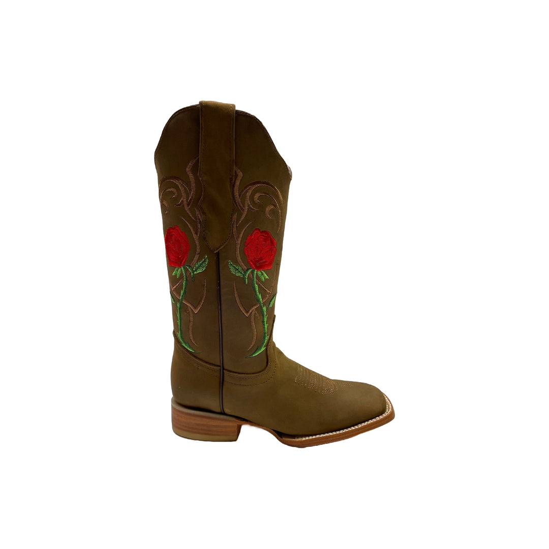 Cuatrero	Rodeo Boot with Red Roses