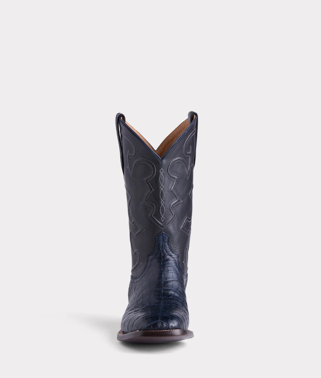 Lucchese Charleston Navy Caiman Boot