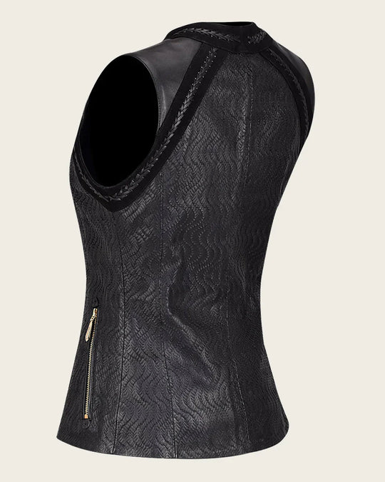 Cuadra Black formal vest