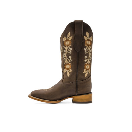 Cuatrero Rodeo Boot Flowers