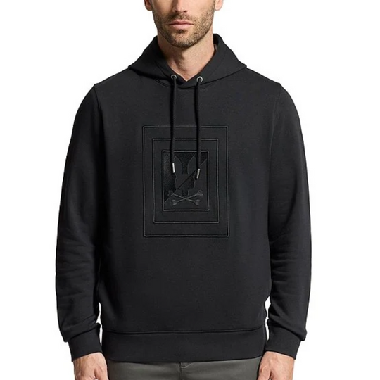 Psycho Bunny Oak City Lightweight Tonal Embroidered Logo Hoodie