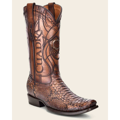 Cuadra Python Honey Exotic Boot