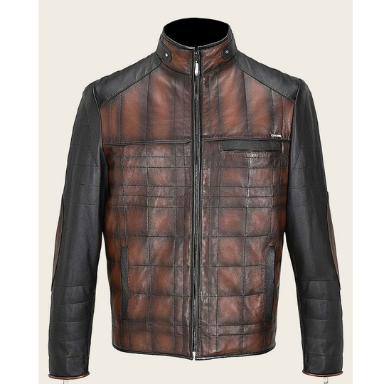 Cuadra Brown hand-chaded jacket