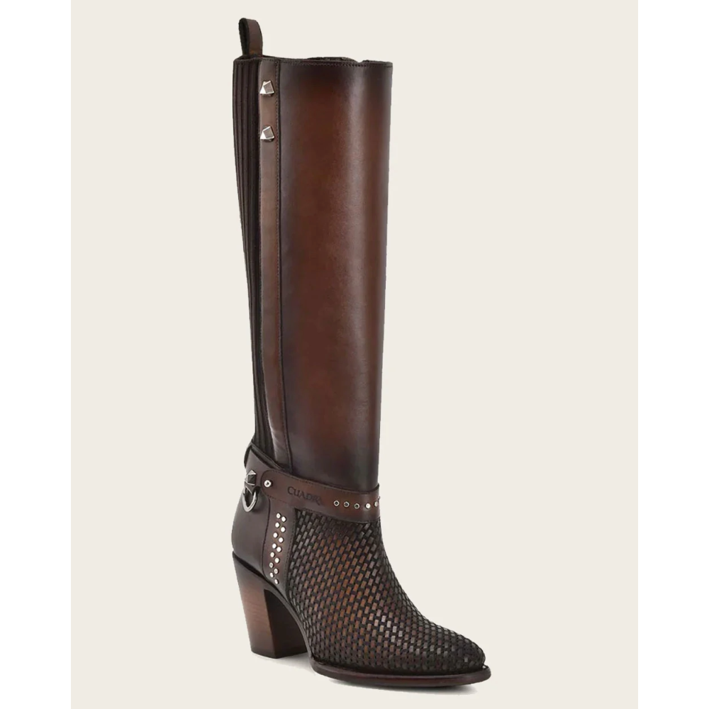 Tall stylish honey boot