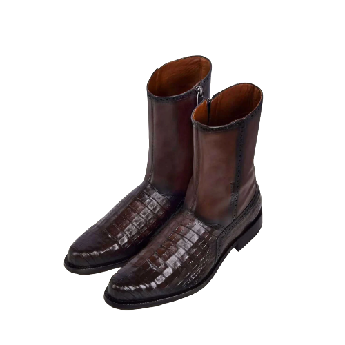 Dress Caiman Brown ultra Exotic boot