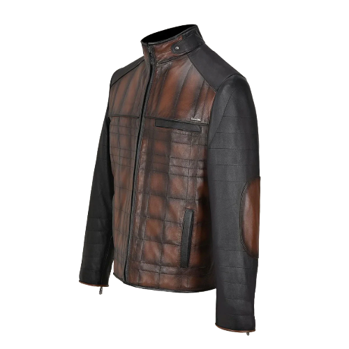 Cuadra Brown hand-chaded jacket